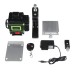 16-Line Strong Green Light 4D Remote Control Laser Level Measure with Wall Attachment Frame