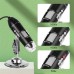 3 in 1 1600X Digital Microscope Camera Type-C USB Portable High Resolution LED Magnifier for Soldering and Cell Phone Repair Dual Power