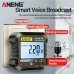 ANENG AC10+ Digital Display Socket with LCD Screen Voice Broadcast Leakage Protection Phase Meter Plug For Reliable Performance- Ideal for Standard Power Outlets