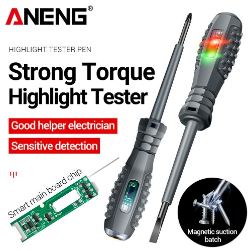 ANENG B05 Electric Pen Screwdriver ABS Plastic Magnetic Batch 25mm Highlight Tester Line Breakpoint Detection