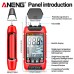 ANENG GN601 Moisture Meter - Accurate and Fast Water Content Testing without Battery - High Precision Moisture Analyzer for Wood  Paper  Grain and More