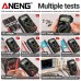 ANENG SZ308 Digital Multimeter Handheld AC/DC Voltage Current Resistance Ammeter with Diode Wave Output HFE Transistor Measurement and Low Battery Indication