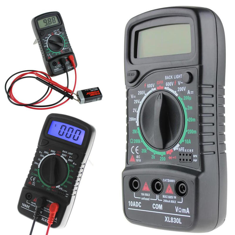 ANENG XL830L Digital LCD Multi Meters Volt Meterr Ammeter AC/DC/OHM Volt Current Tester