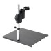 Aluminum Alloy Adjustable Focusing Bracket Stand for HDMI USB Digital Microscope Camera with 40mm and 50mm Adapter High Temperature Resistant Pad for Precision Inspections