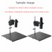 Aluminum Alloy Adjustable Focusing Bracket Stand for HDMI USB Digital Microscope Camera with 40mm and 50mm Adapter High Temperature Resistant Pad for Precision Inspections