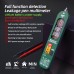 BSIDE S8 Multimeter High Precision Testing Tool DC/AC Voltage Resistance Capacitance Frequency Temperature Measurements with Built-In Flashlight Intelligent Burn Prevention Quick Response Buzzer