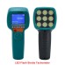 DT-100B Digital Handheld Stroboscope,LED Flash Strobe Tachometer,Non Contact Rotational Speed Analyzer Rechargeable 1500LX 60 to 999999 RPM Speedometer 7.4V