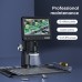 Digital Microscope 1600X 12MP Camera Sensor Coin Microscope 7" Touch LCD Microscope with Wired Remote 28 LED Fill Lights For PC