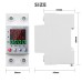 Digital Three-Display Intelligent Circuit Breaker with 63A Rating Auto-Reclosing Switch Multi-Protection and Adjustable Voltage Settings for Industrial Use