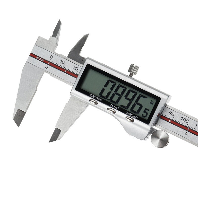 Ditron 6 Inch 150mm Digital Vernier Caliper Stainless Steel Electronic Pachometer Micrometer Caliper Measuring Tool