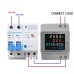 ET32-669 High Precision Professional Electrical Meter with Full-view LCD Screen Measures Voltage Current Power Frequency and Power Factor High Temperature Resistant Supports 22 KW Power