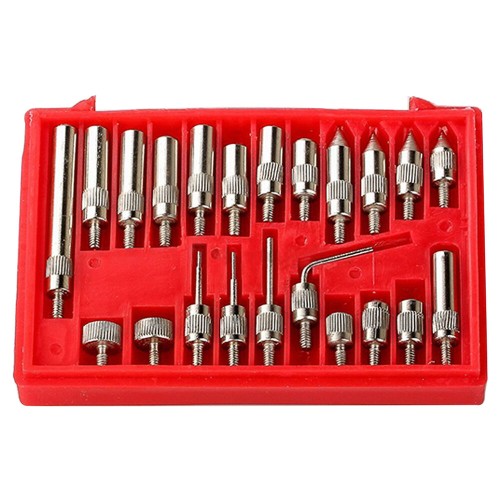 ETOPOO 22PCS M2.5 Thread Tip For Dial & Test Indicators Steel Dial Indicator Point Set