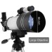 Eyebre F30070 Astronomical Telescope with Finder Scope High Definition High Magnification for Star Gazing and Moon Observation Beginners