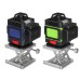 FASGet 4D 16 Lines Green Laser Levels 360 Horizontal &Vertical Cross Lines With Auto Self-Leveling super powerful Laser Beam