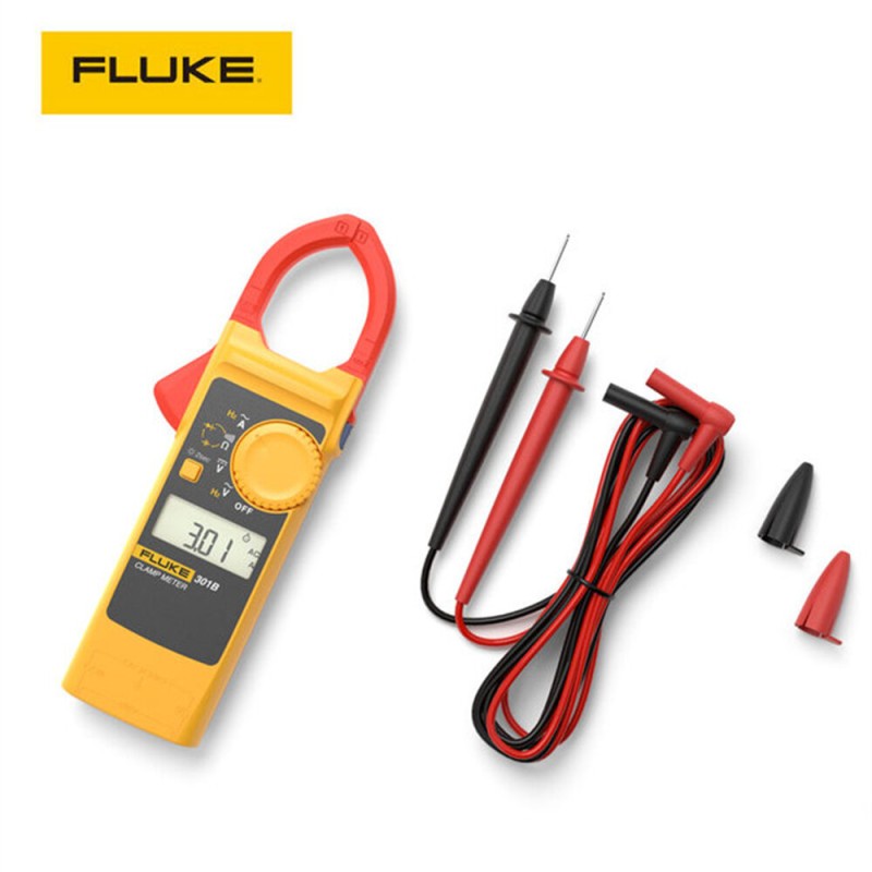 FLUKE 301B Mini Digital AC Current Clamp Meter Voltage Voltmeter Ammeter Pliers Tester