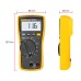 Fluke 116C Digital Multimeter, Measures AC/DC Voltage To 600V and AC/DC Current to 10A Measures Resistance Continuity Frequency and Capacitance Includes Holster and Silicone Test Lead Set