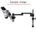 HAYEAR Articulating Arm Clamp Microscope Bracket 76mm 50mm Focusing Holder For Stereo Microscope Monocular lens Camera