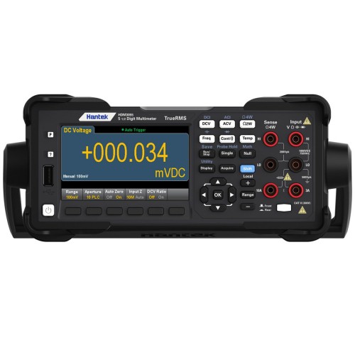 Hantek 5 1/2 6 1/2 True RMS Digital Multimeter Dual Display 30,000rdgs/s Reading Rate + 10,000 Memory Desktop Multitester HDM3055 HDM3055A HDM3065 HDM3065B