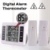 High Accuracy 433MHz Thermometer with Smart Alarm Function Indoor and Outdoor Temperature Range LCD Display Energy Efficient Multiple Installation Options Includes Host and 2 Sensors