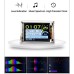 IR240 LCD Sound Level Music Spectrum Clock 32-bit Processor 6 Display Modes Wireless Mic Input Remote Control Brightness Adjustment