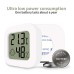 Indoor Digital LCD Thermometer Hygrometer Electronic Temperature Humidity Meter Sensor Gauge with Air Comfort Indicator for Home Office Bedroom Living Room Bathroom School