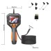 Inspection Camera With Light, Digital Industrial Borescope, Video Endoscope, Scope Camera, 2.8" IPS Screen, Waterproof Flexible Probe, 1080p, Tool For Home, Pipe, Automotive