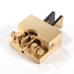 JCY 56CW Double-Paddle Gold Telegraph Key Magnetic Automatic Key for Precision Work