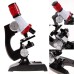 Kids Microscope Kit 100-1200X LED Biological Science Lab Toy Gift Explore Microscopic World Foster Curiosity Easy Operation