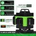 LED Display 4D 360° 16 Line Green Light Laser Level Cross Self Leveling Measure Tool