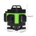 LED Display 4D 360° 16 Line Green Light Laser Level Cross Self Leveling Measure Tool