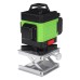 LED Display 4D 360° 16 Line Green Light Laser Level Cross Self Leveling Measure Tool