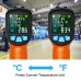 MESTEK Advanced Infrared Thermometer IRO2C Wide Temperature Range (-50°C to 800°C) Adjustable Emissivity 12-Point Laser Inverted Color Screen HD Backlight Accurate Measurements Ideal for Industrial HVAC and Home Use