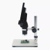 MUSTOOL G1200 Digital Microscope 12MP 7 Inch Large Color Screen Large Base LCD Display 1-1200X Continuous Amplification Magnifier with Aluminum Alloy Stand Power Supply Version