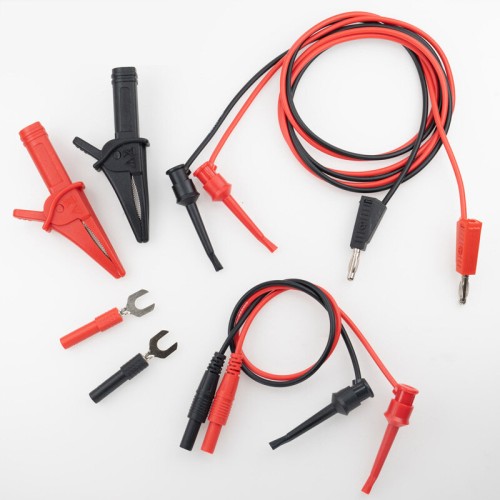 Multimeter Test Leads And Probes Set High-Quality Test Hook Wire Combination for Accurate Measurements Complete Set Easy to Use Suitable for All Multimeters Essential for Electrical Work DIY Projects