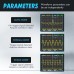 Mustool 10MHz Bandwidth 50Msps Sampling Rate MT8210PRO Auto Oscilloscope with High-Frequency Testing ACV Precision Measurement Auto Sleep Function for Energy Efficiency