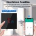 Smart WiFi Water Heater Control Device 20A High Power Compatible with Alexa Voice Control Timer Function Energy Consumption Monitoring