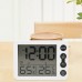 TS-9606 Multifunctional Thermometer Hygrometer Temperature Humidity Meter Alarm Clock Indoor