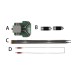 TZT HamGeek DP200 7-54MHz 200W Portable Dipole Antenna Broadband Antenna Better than GP Antenna