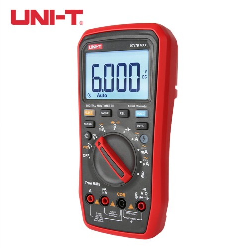 UNI-T UT17B MAX True RMS Digital Multimeters Voltmeter Auto Range Ammeter Frequency Capacitance Tester VFD