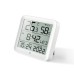 WiFi Connected LCD Display Temperature and Humidity Monitor with Multi-Function Clock and Alarm Features Supports Celsius and Fahrenheit Long Standby Time Ideal for Indoor Environment Monitoring
