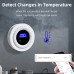 WiFi Enabled Gas Leak Detector with Digital Display and Temperature Sensor for Detection of Natural Gas Methane and Biogas with Voice Alerts and Breakdown Self Check Function