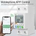 WiFi Intelligent Automatic Reclosing Protector Multifunctional Current Voltage Monitoring Meter LCD Display Switch Power Meter Protections Values Settable Mobilephone APP Control