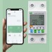 WiFi Intelligent Automatic Reclosing Protector Multifunctional Current Voltage Monitoring Meter LCD Display Switch Power Meter Protections Values Settable Mobilephone APP Control