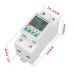 WiFi Intelligent Automatic Reclosing Protector Multifunctional Current Voltage Monitoring Meter LCD Display Switch Power Meter Protections Values Settable Mobilephone APP Control