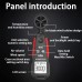 ZOYI ZT-FS1 High Precision Anemometer Wind Speed, Temperature and Humidity Measurement 0.4 - 30.00m/s with Clear LCD Display Perfect for Weather Observation and Scientific Research