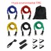 11Pcs Resistance Bands Set Practical Elastic Training Rope For Yoga Pilates Workout Fitness Resistance Band Yoga Pull String