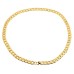 18K Gold Plated 10mm Men Chain 24inch Necklace Jewelry