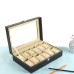 2/3/6/12 Slot Watch Boxes PU Leather Watch Storage Display Box