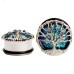 2 Pcs Tree of Life Tunnels Flesh Tunnels Ear Gauges Earring Plugs Body Piercing Jewelry