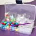 DIY Bracelet UV Changing Color Bead Pony Bead Box Set With Clip Hook